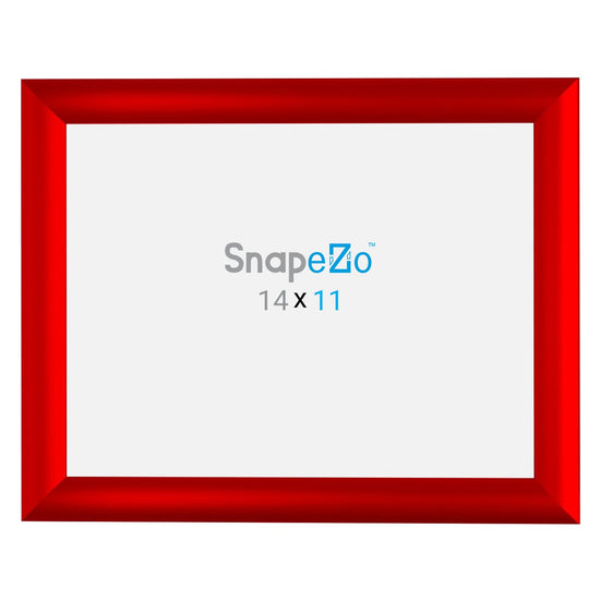 SnapeZo® 27,94 x 35,56 cm Marco a presión rojo - Perfil de 25 mm