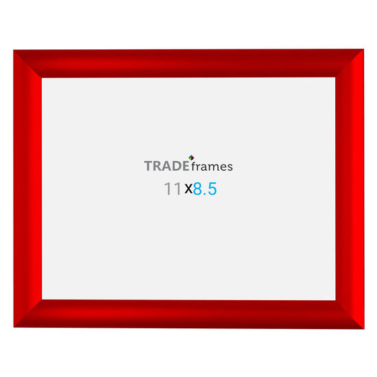 21.59 x 27.94 cm Red Snap Frame - 25MM Profile