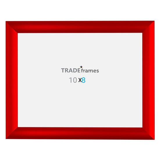 20.32 x 25.40 cm Red Snap Frame - 25MM Profile