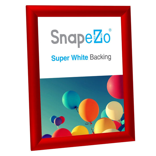 SnapeZo® 21.59 x 27.94 cm Red Snap Frame - 25MM Profile