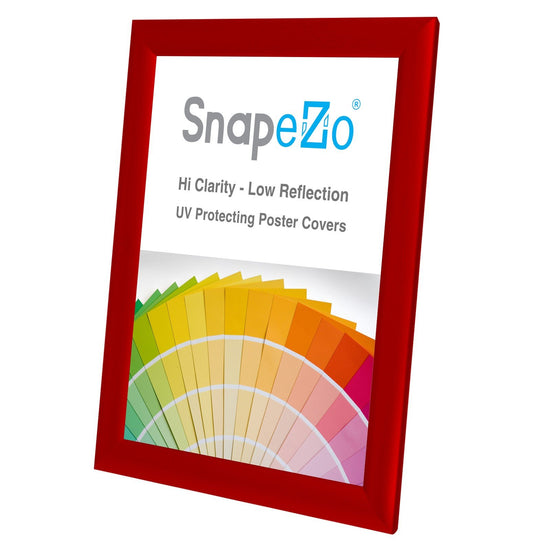 SnapeZo® 20.32 x 25.40 cm Red Snap Frame - 25MM Profile