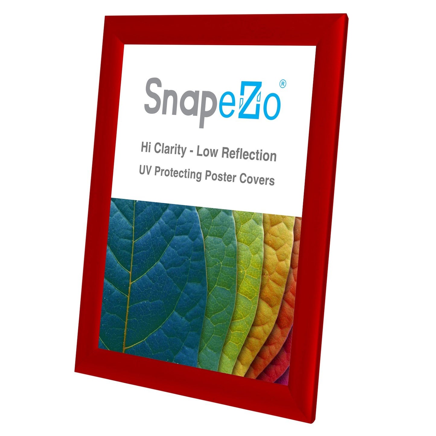 SnapeZo® 21.59 x 27.94 cm Red Snap Frame - 25MM Profile