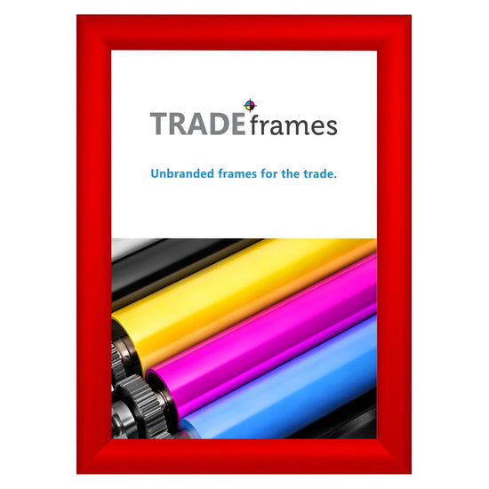 A4 (29.7 x 21 cm) Red Snap Frame - 30MM Profile