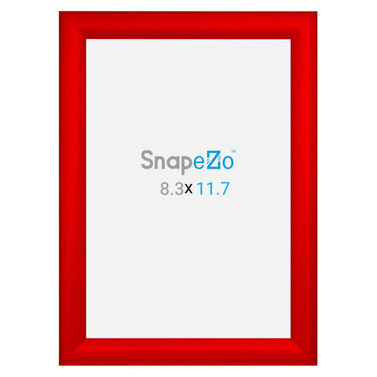 SnapeZo® A4 (29.7 x 21 cm) Red Snap Frame - 30MM Profile