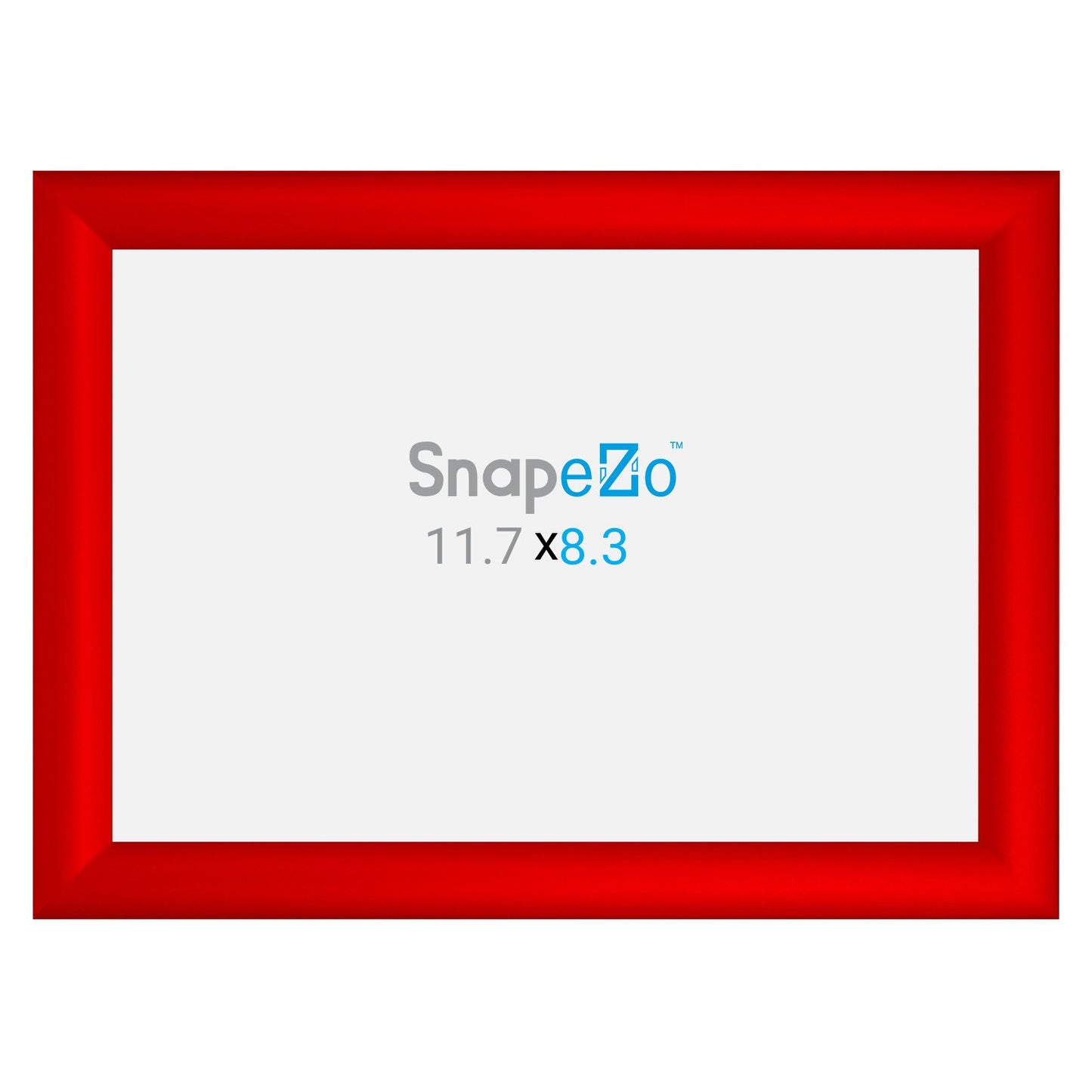 SnapeZo® A4 (29,7 x 21 cm) Marco a presión rojo - Perfil de 30 mm