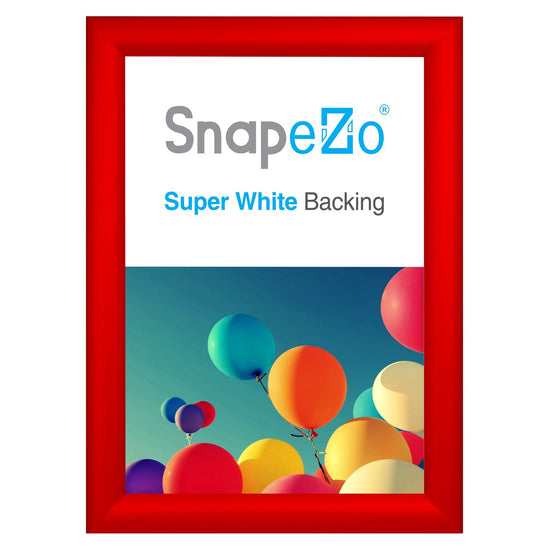 SnapeZo® A4 (29.7 x 21 cm) Red Snap Frame - 30MM Profile