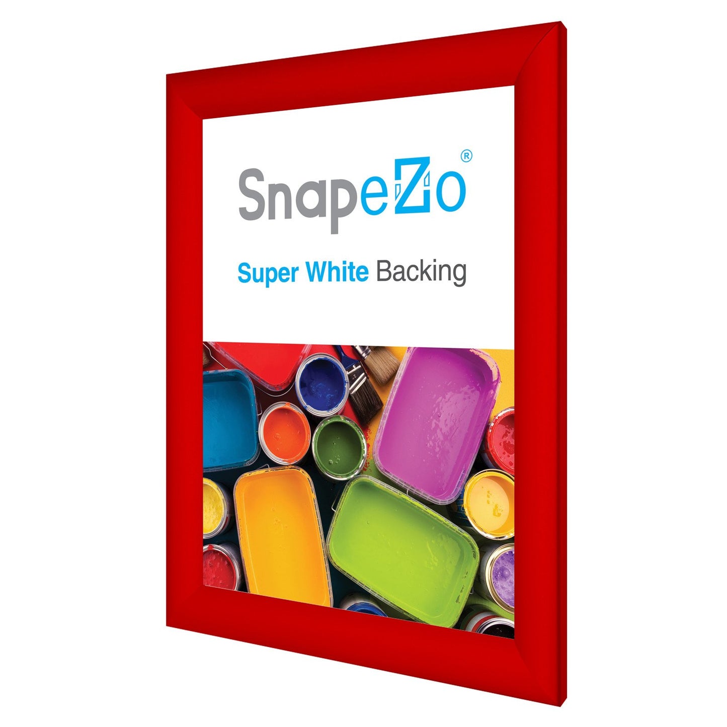 SnapeZo® A4 (29.7 x 21 cm) Red Snap Frame - 30MM Profile