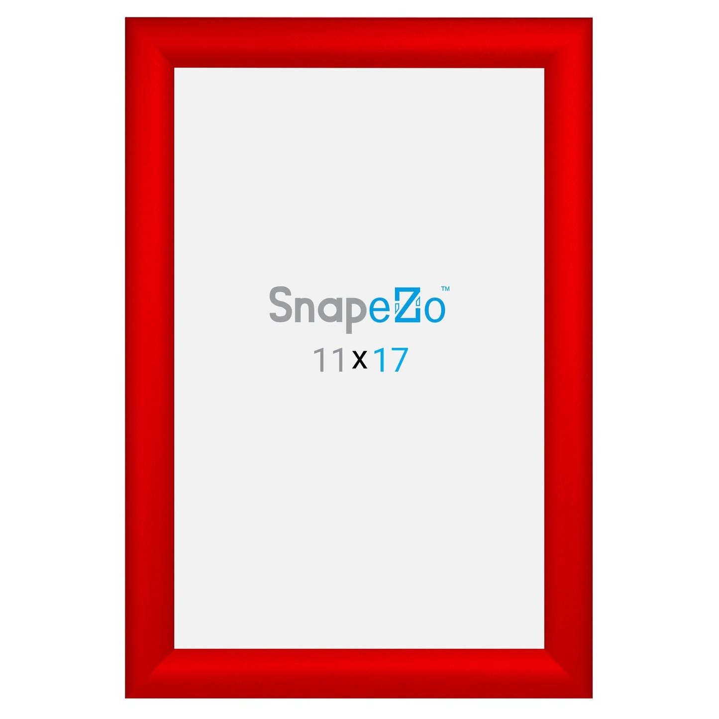 SnapeZo® 27,94 x 43,18 cm Marco a presión rojo - Perfil de 30 mm