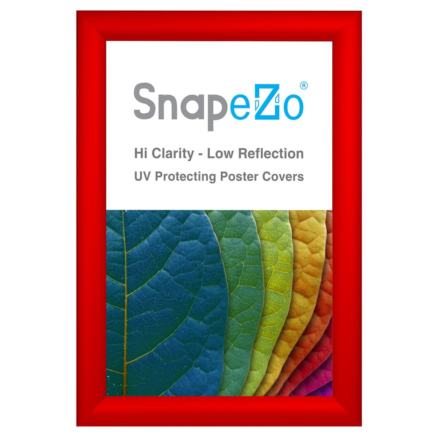 SnapeZo® 27.94 x 43.18 cm Red Snap Frame - 30MM Profile