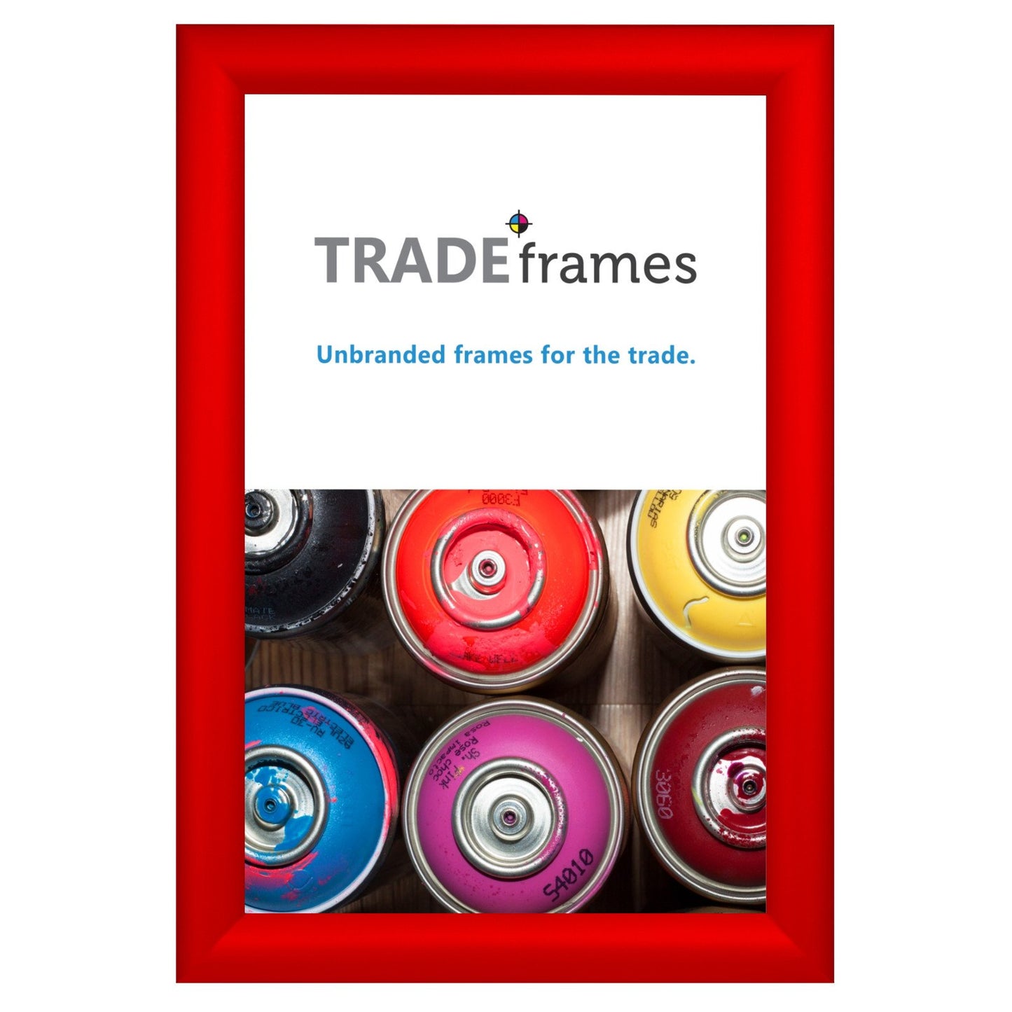 27.94 x 43.18 cm Red Snap Frame - 30MM Profile