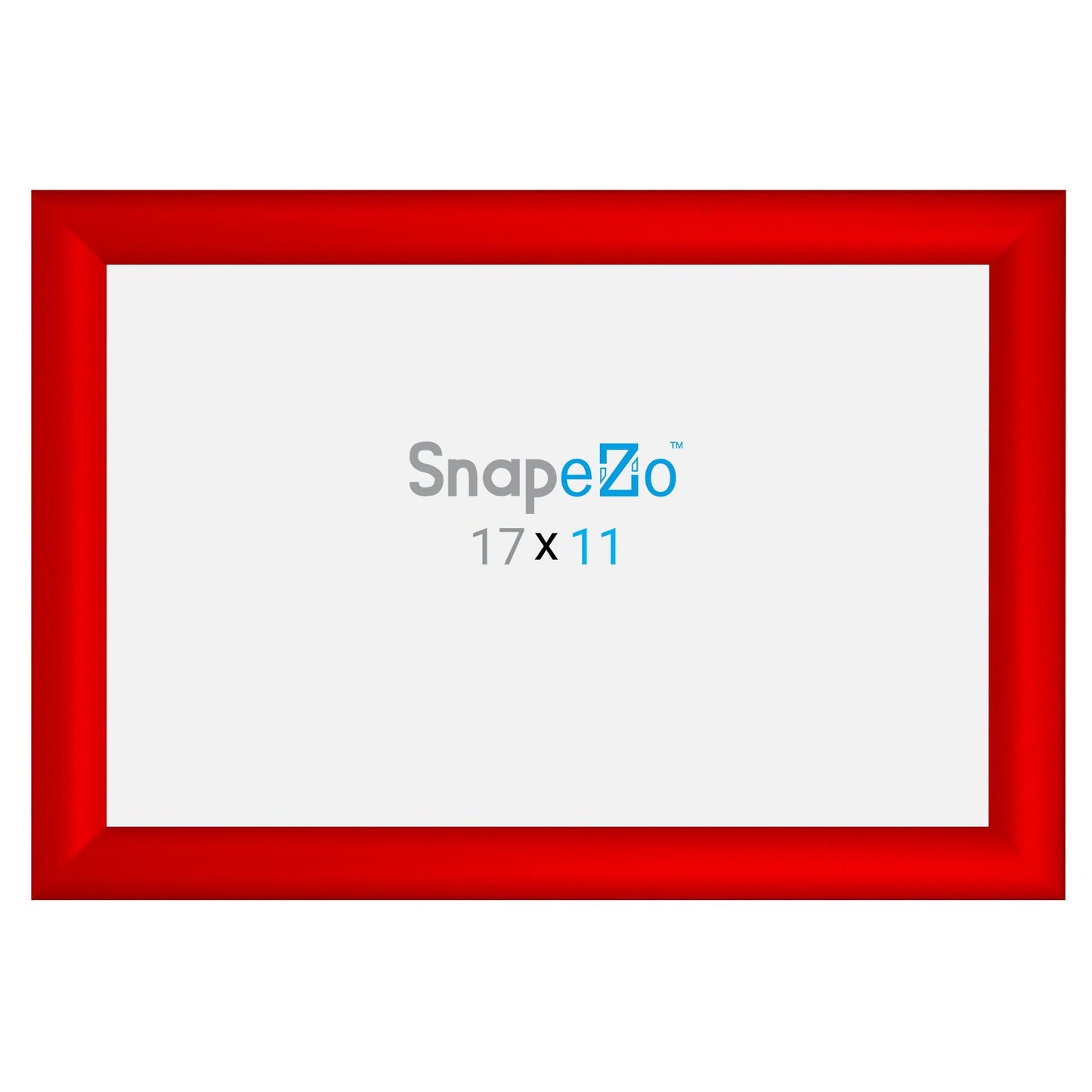 SnapeZo® 27,94 x 43,18 cm Marco a presión rojo - Perfil de 30 mm