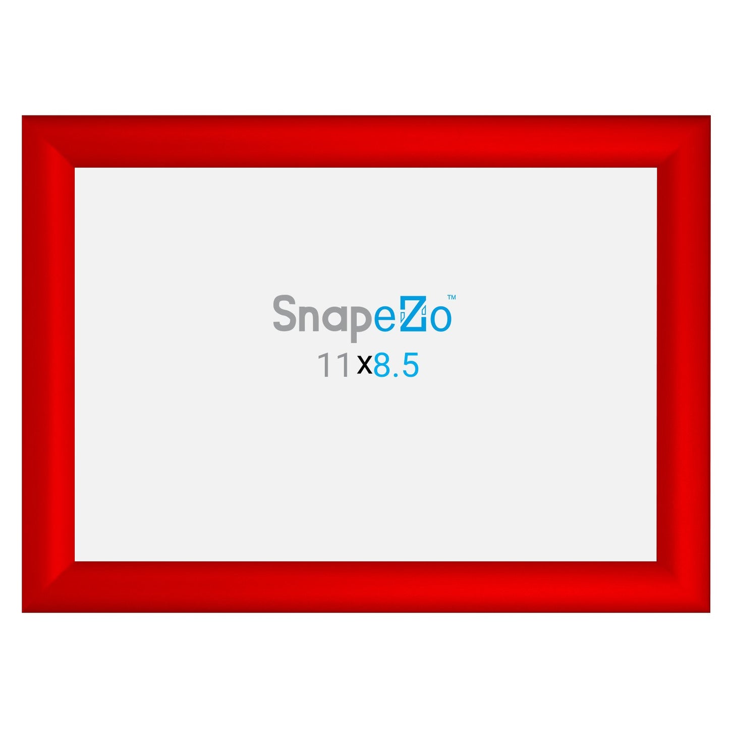 SnapeZo® 21,59 x 27,94 cm Marco a presión rojo - Perfil de 30 mm