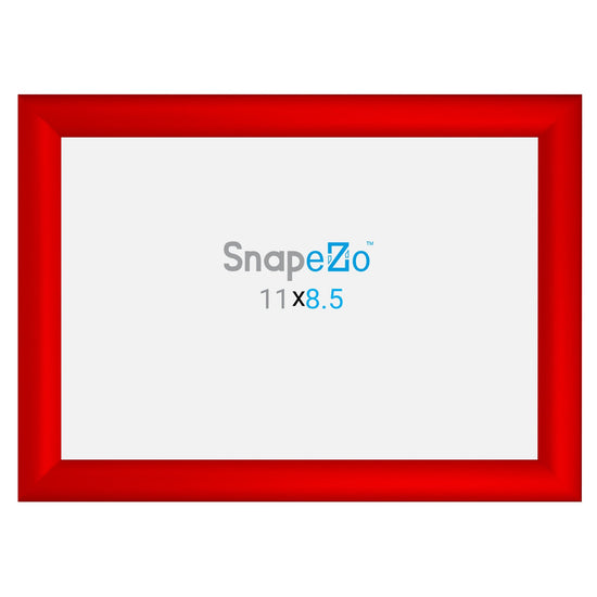 SnapeZo® 21,59 x 27,94 cm Marco a presión rojo - Perfil de 30 mm