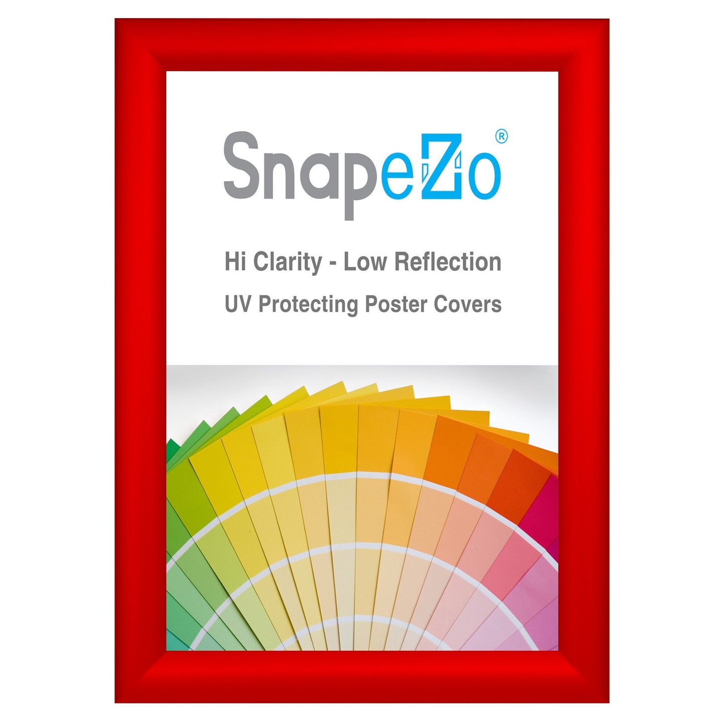 SnapeZo® 27.94 x 35.56 cm Red Snap Frame - 30MM Profile