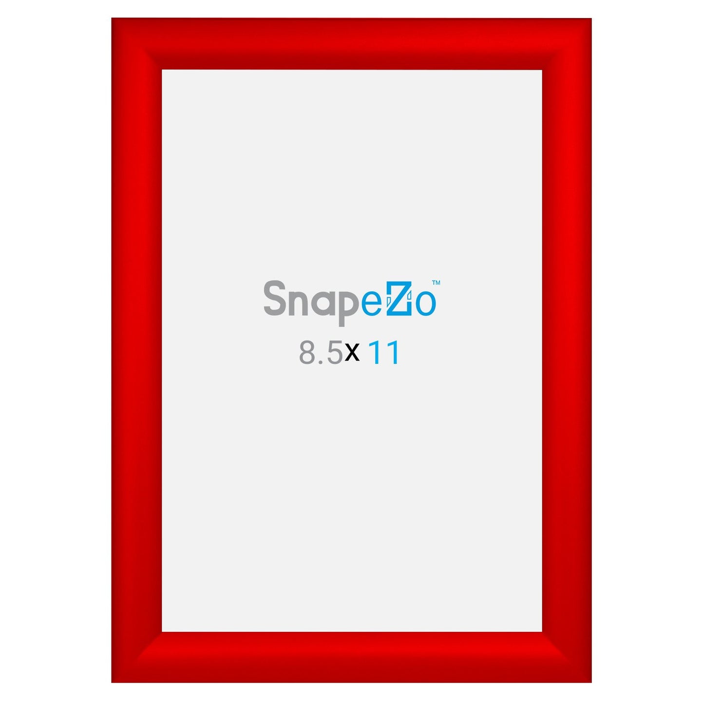 SnapeZo® 21,59 x 27,94 cm Marco a presión rojo - Perfil de 30 mm