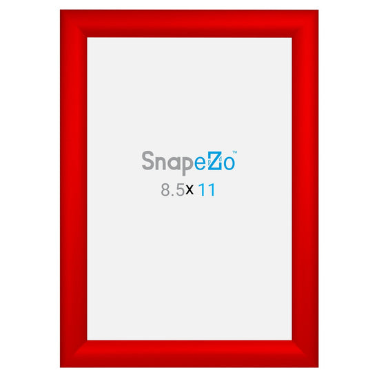 SnapeZo® 21,59 x 27,94 cm Marco a presión rojo - Perfil de 30 mm