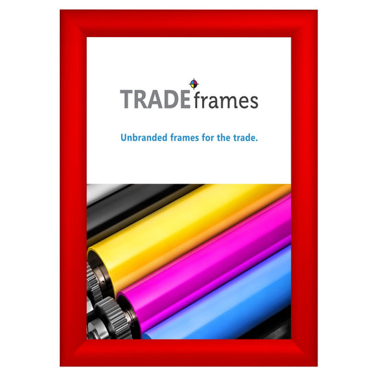 21.59 x 27.94 cm Red Snap Frame - 30MM Profile