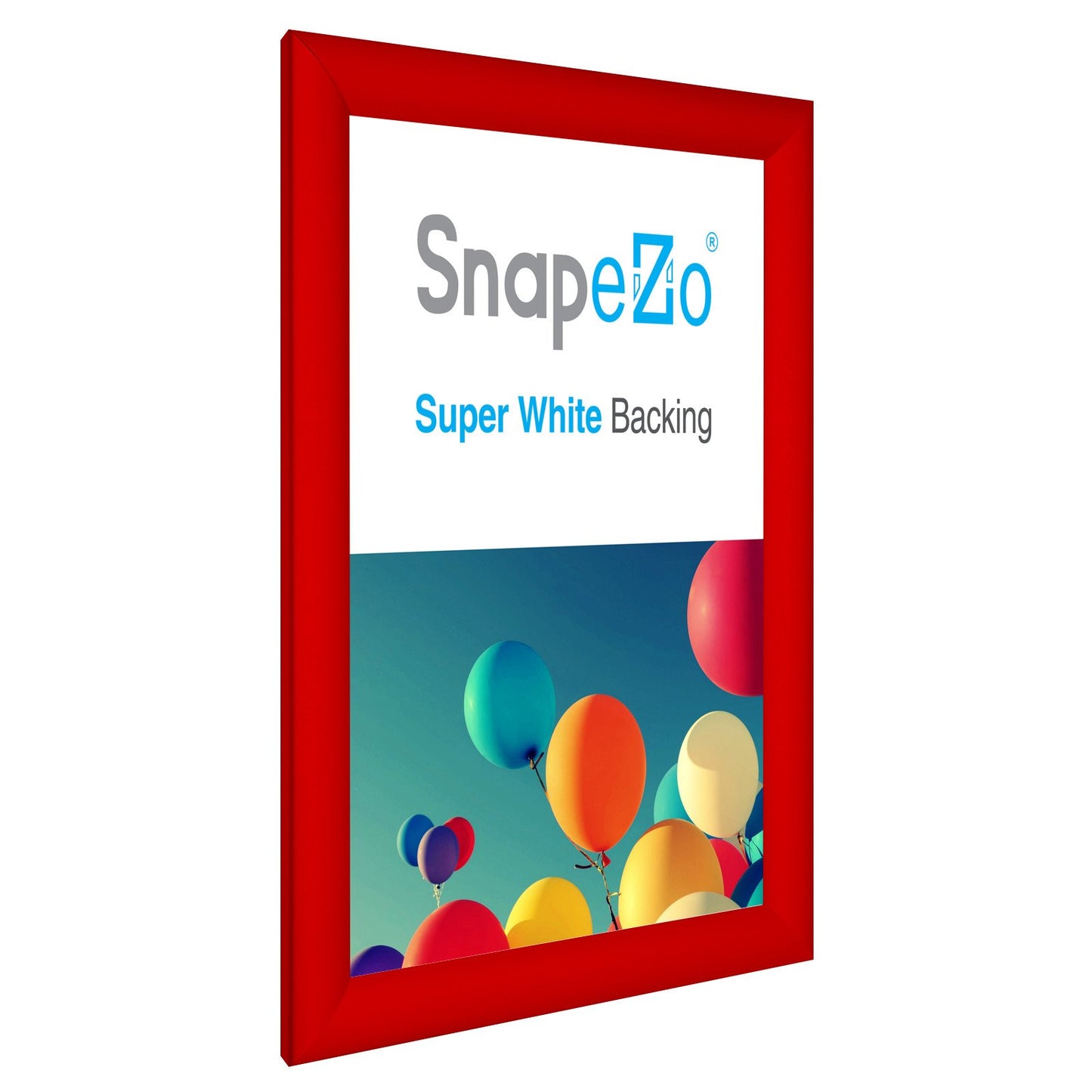 SnapeZo® 21.59 x 27.94 cm Red Snap Frame - 30MM Profile