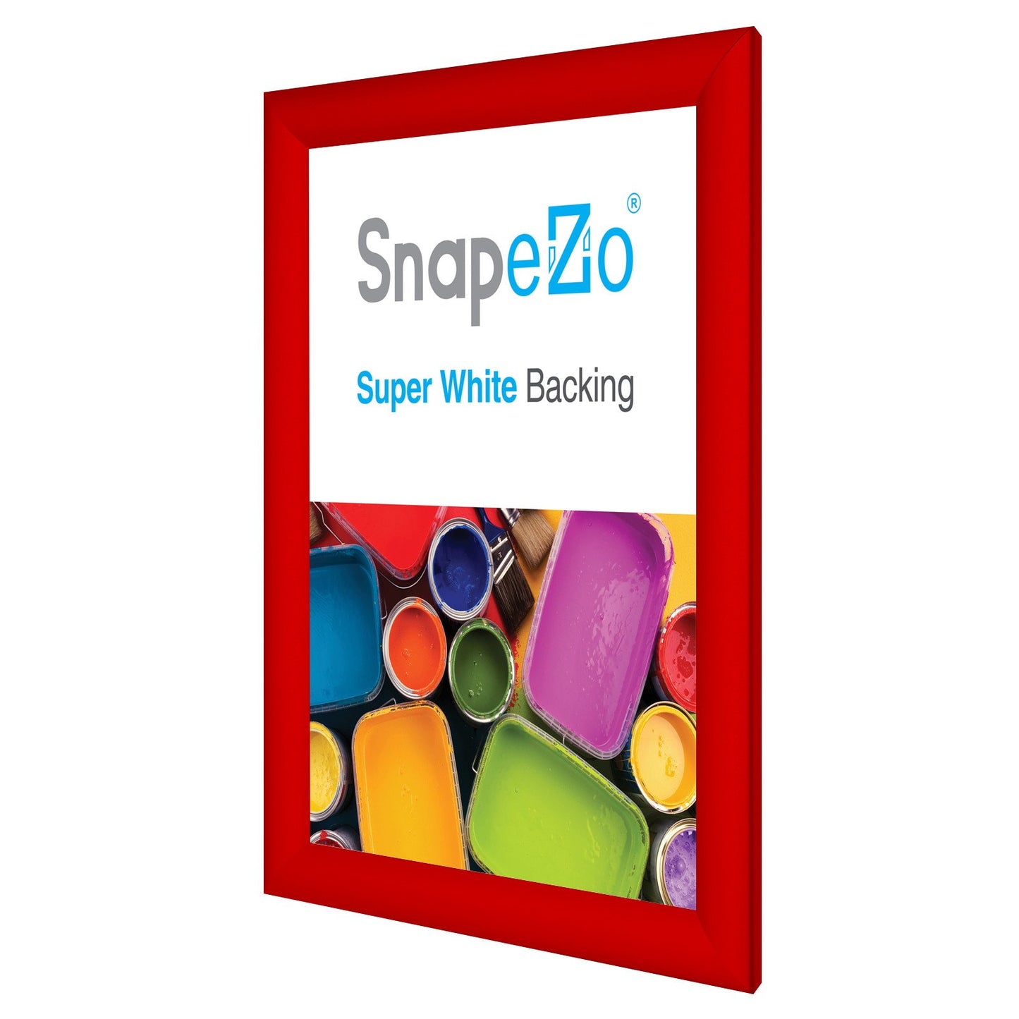 SnapeZo® 20.32 x 25.40 cm Red Snap Frame - 30MM Profile