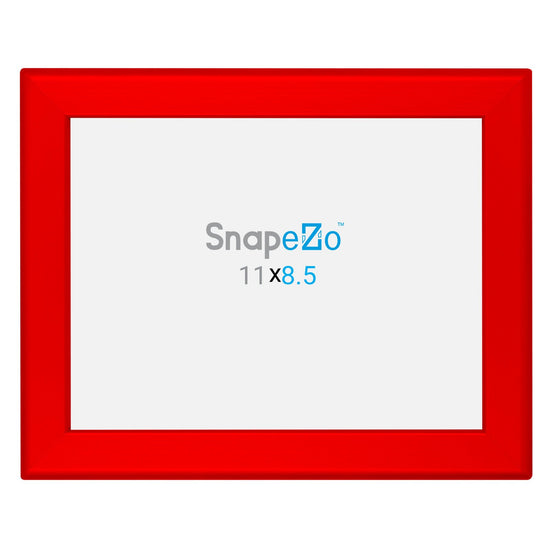 SnapeZo® 21.59 x 27.94 cm Red Snap Frame - 32MM Profile