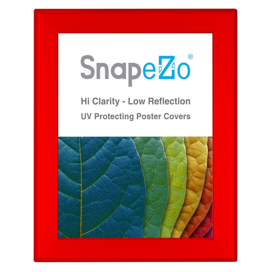 SnapeZo® 21.59 x 27.94 cm Red Snap Frame - 32MM Profile