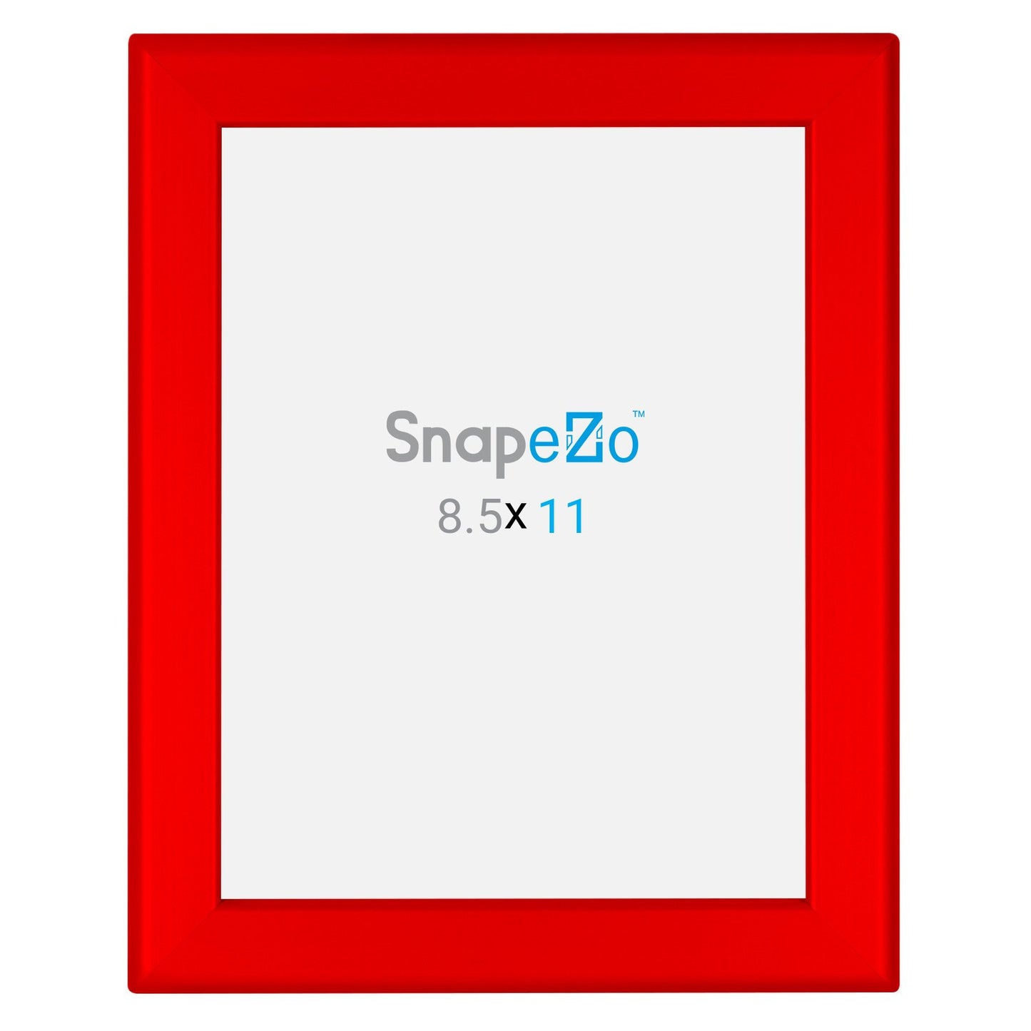 SnapeZo® Marco a presión rojo de 21,59 x 27,94 cm - Perfil de 32 mm