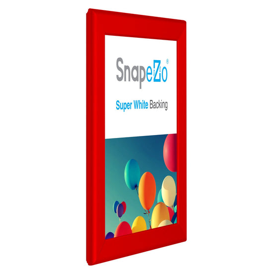 SnapeZo® 21.59 x 27.94 cm Red Snap Frame - 32MM Profile