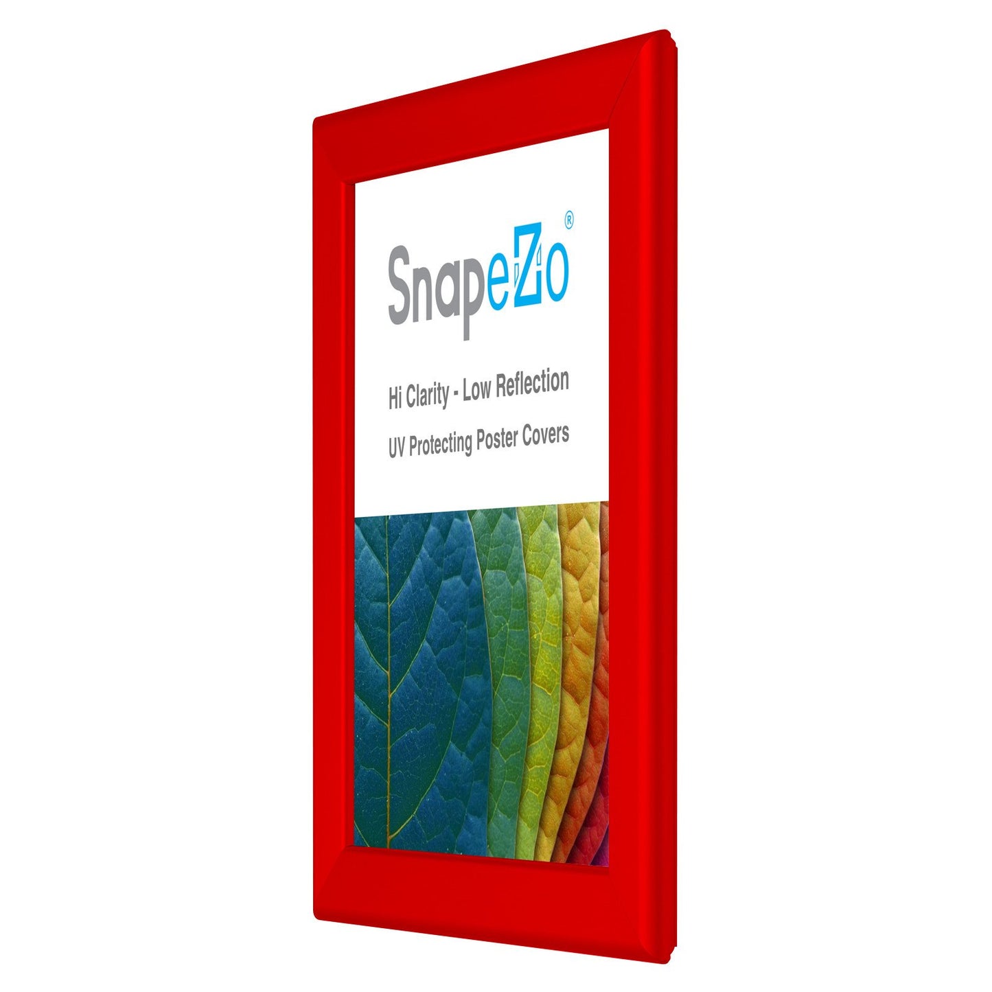 SnapeZo® 21.59 x 27.94 cm Red Snap Frame - 32MM Profile