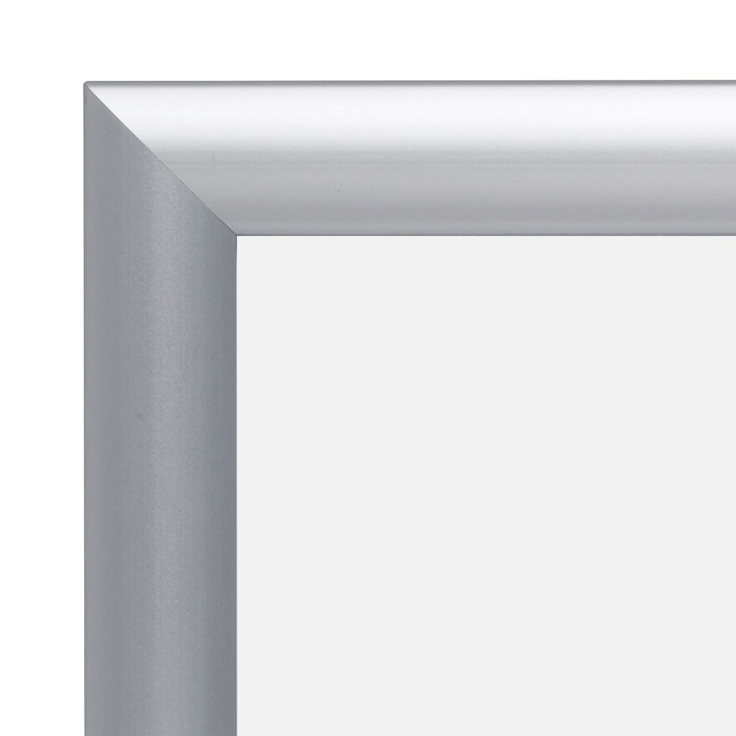 21.59 x 27.94 cm Silver Snap Frame - 25MM Profile