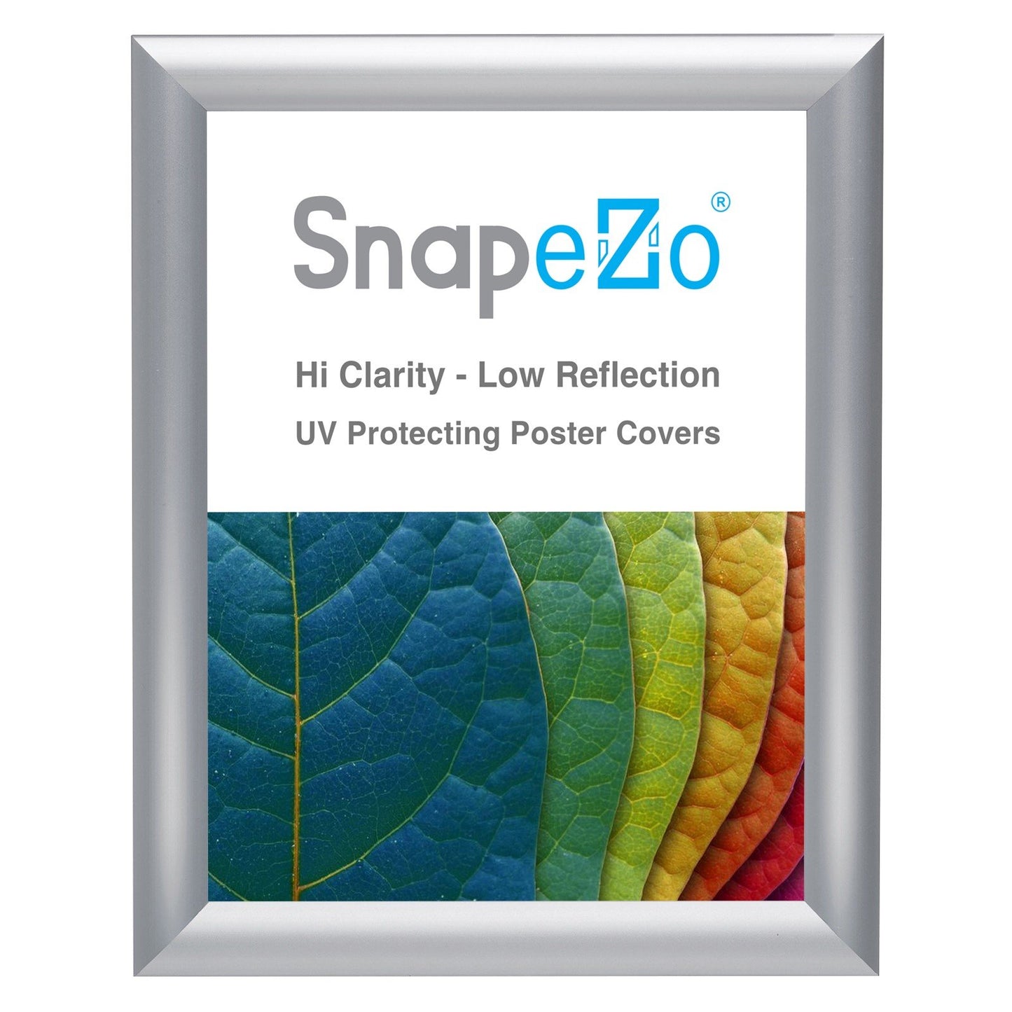 SnapeZo® 27.94 x 35.56 cm Silver Snap Frame - 25MM Profile