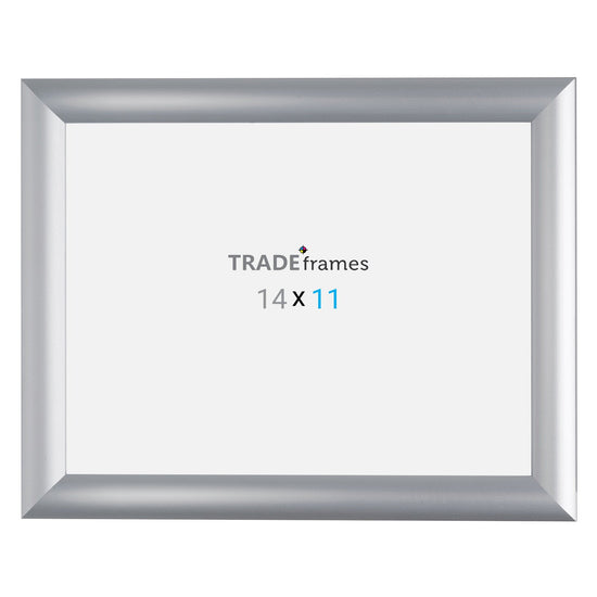 27.94 x 35.56 cm Silver Snap Frame - 25MM Profile