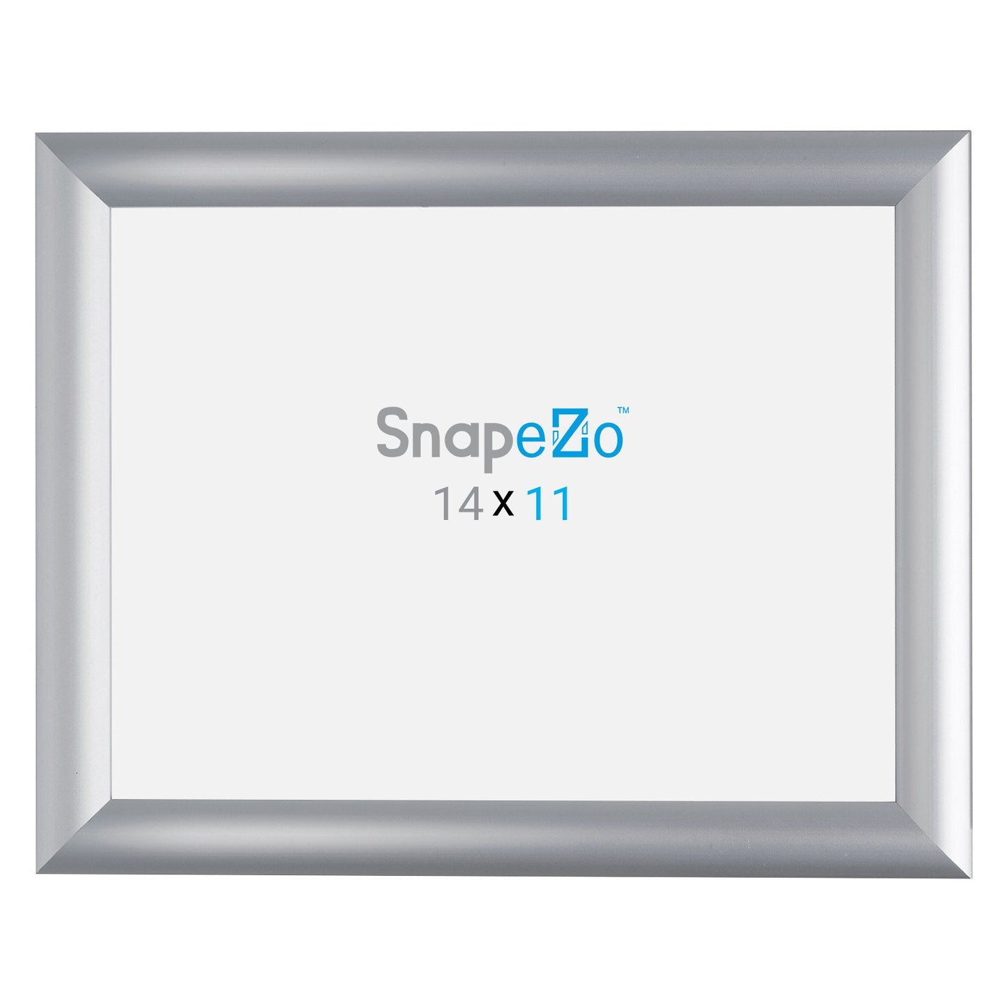 SnapeZo® Marco a presión plateado de 27,94 x 35,56 cm - Perfil de 25 mm