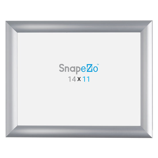 SnapeZo® Marco a presión plateado de 27,94 x 35,56 cm - Perfil de 25 mm