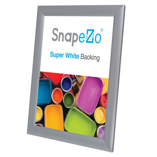 SnapeZo® 21.59 x 27.94 cm Silver Snap Frame - 25MM Profile