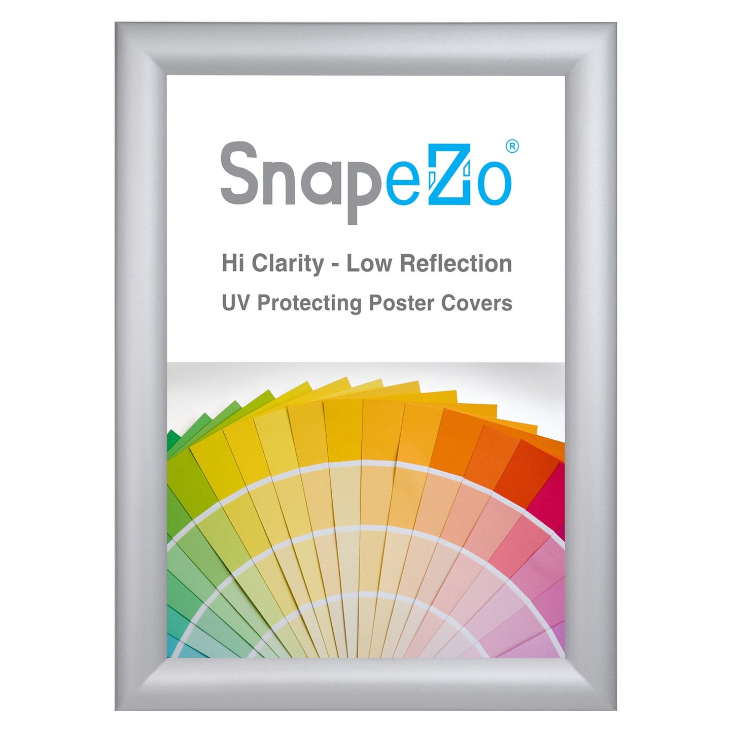 SnapeZo® A4 (29.7 x 21 cm) Silver Snap Frame - 30MM Profile