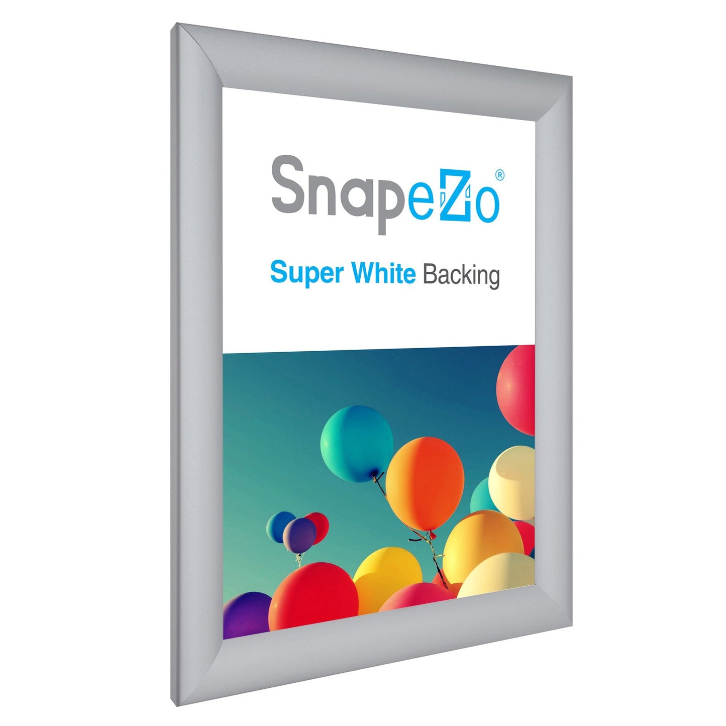 SnapeZo® A4 (29.7 x 21 cm) Silver Snap Frame - 30MM Profile