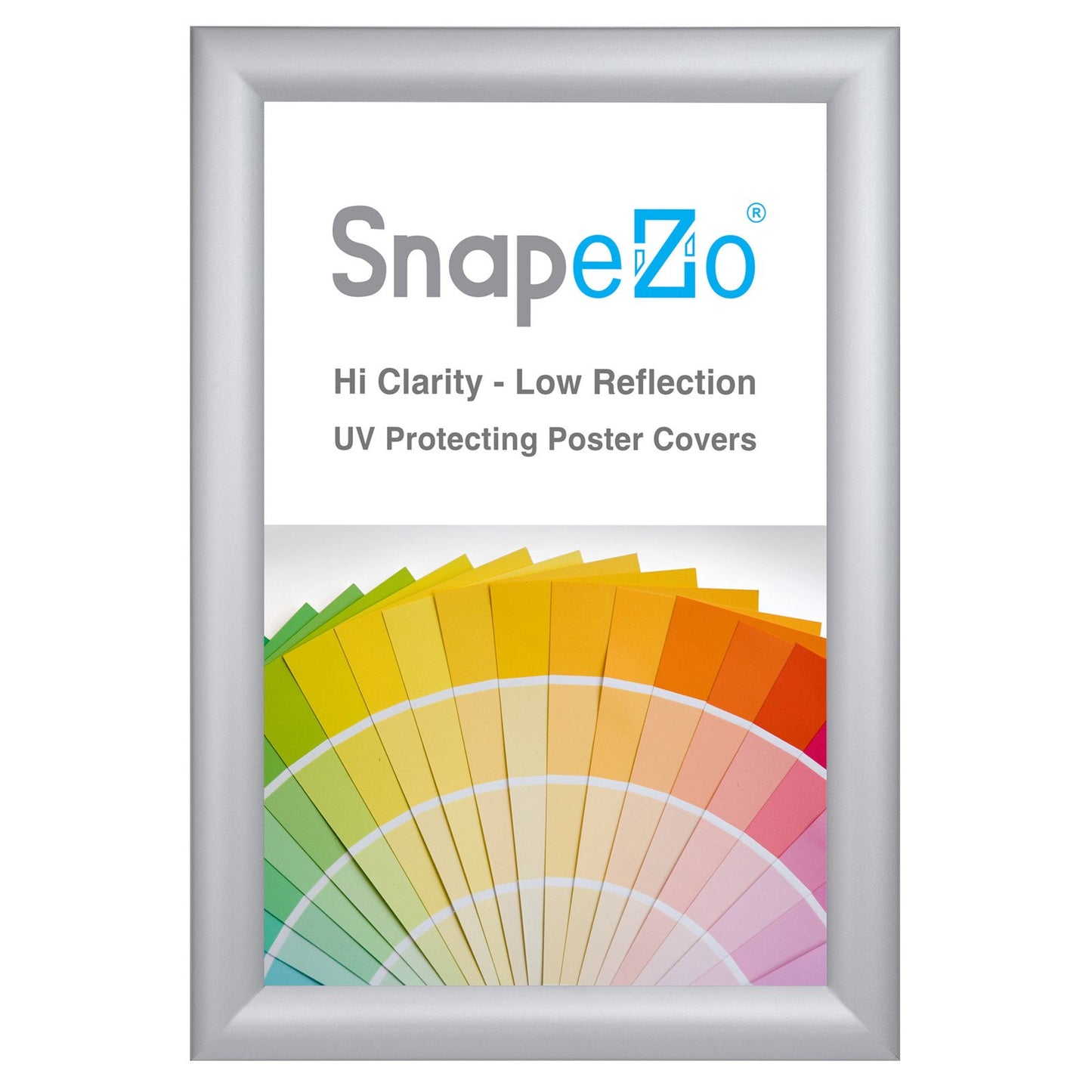 SnapeZo® 27.94 x 43.18 cm Silver Snap Frame - 30MM Profile