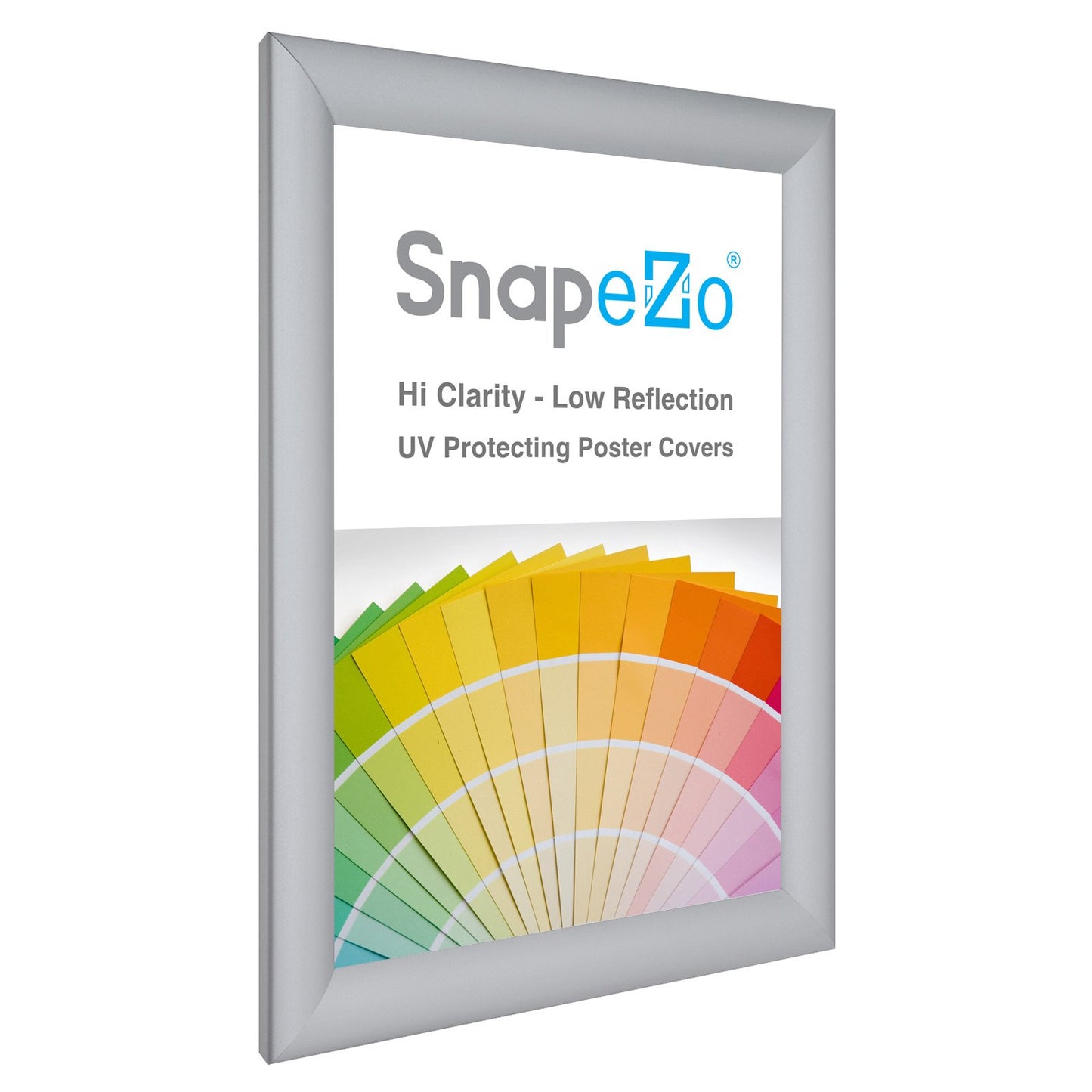 SnapeZo® 27.94 x 43.18 cm Silver Snap Frame - 30MM Profile