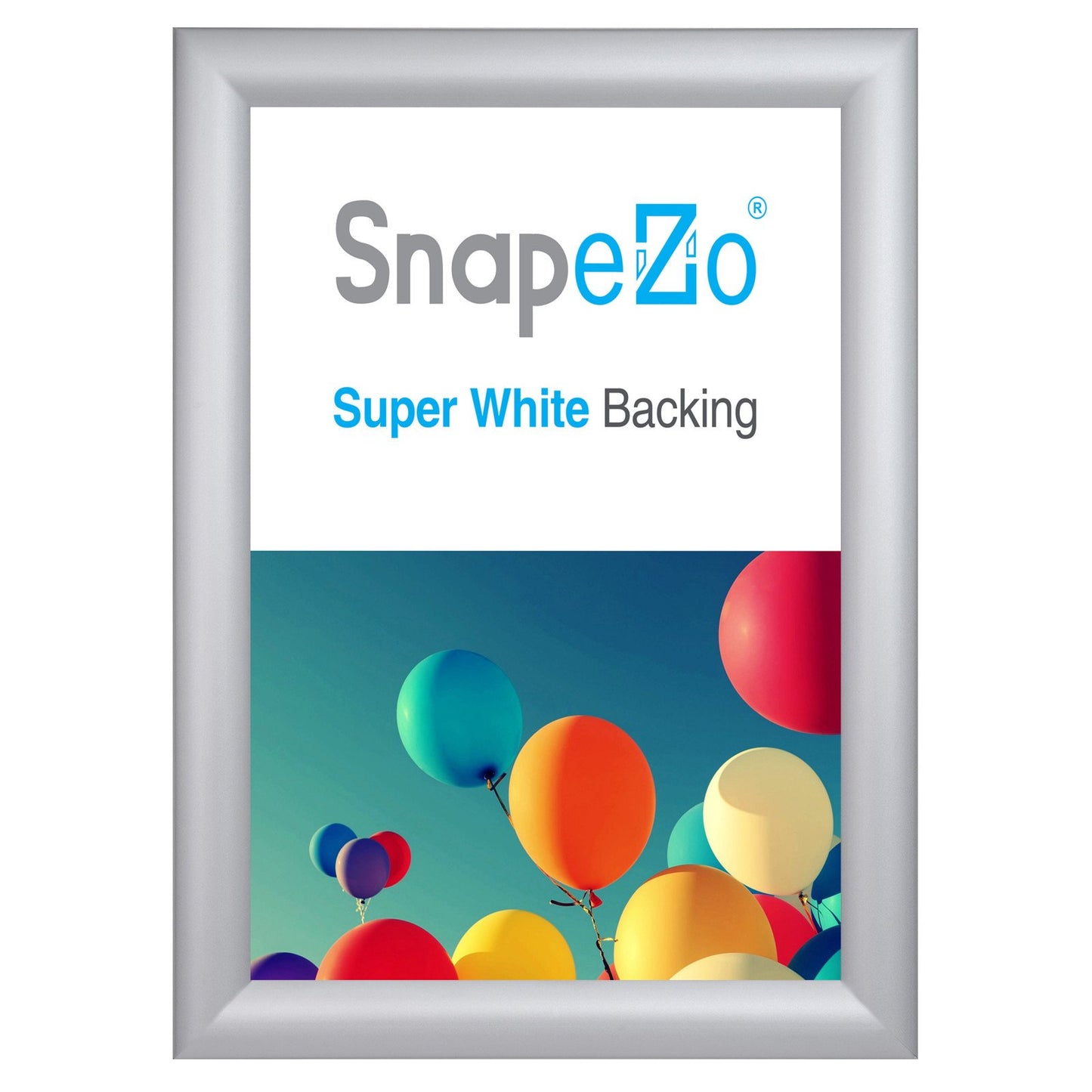 SnapeZo® 20.32 x 25.40 cm Silver Snap Frame - 30MM Profile