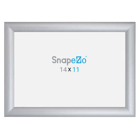 SnapeZo® Marco a presión plateado de 27,94 x 35,56 cm - Perfil de 30 mm