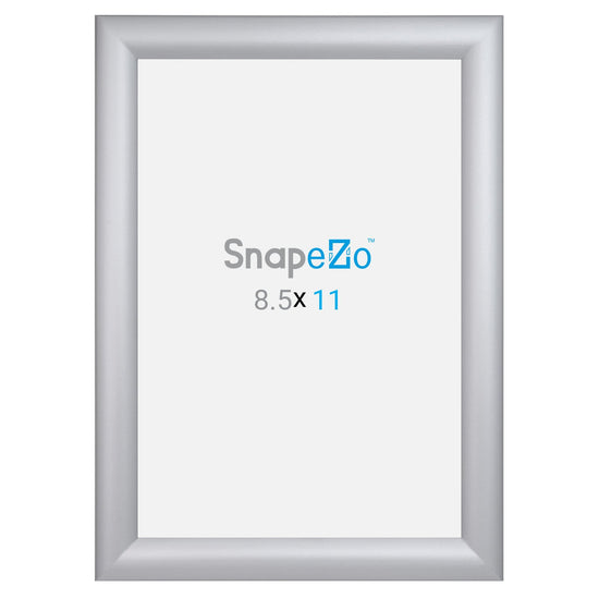 SnapeZo® Marco a presión plateado de 21,59 x 27,94 cm - Perfil de 30 mm