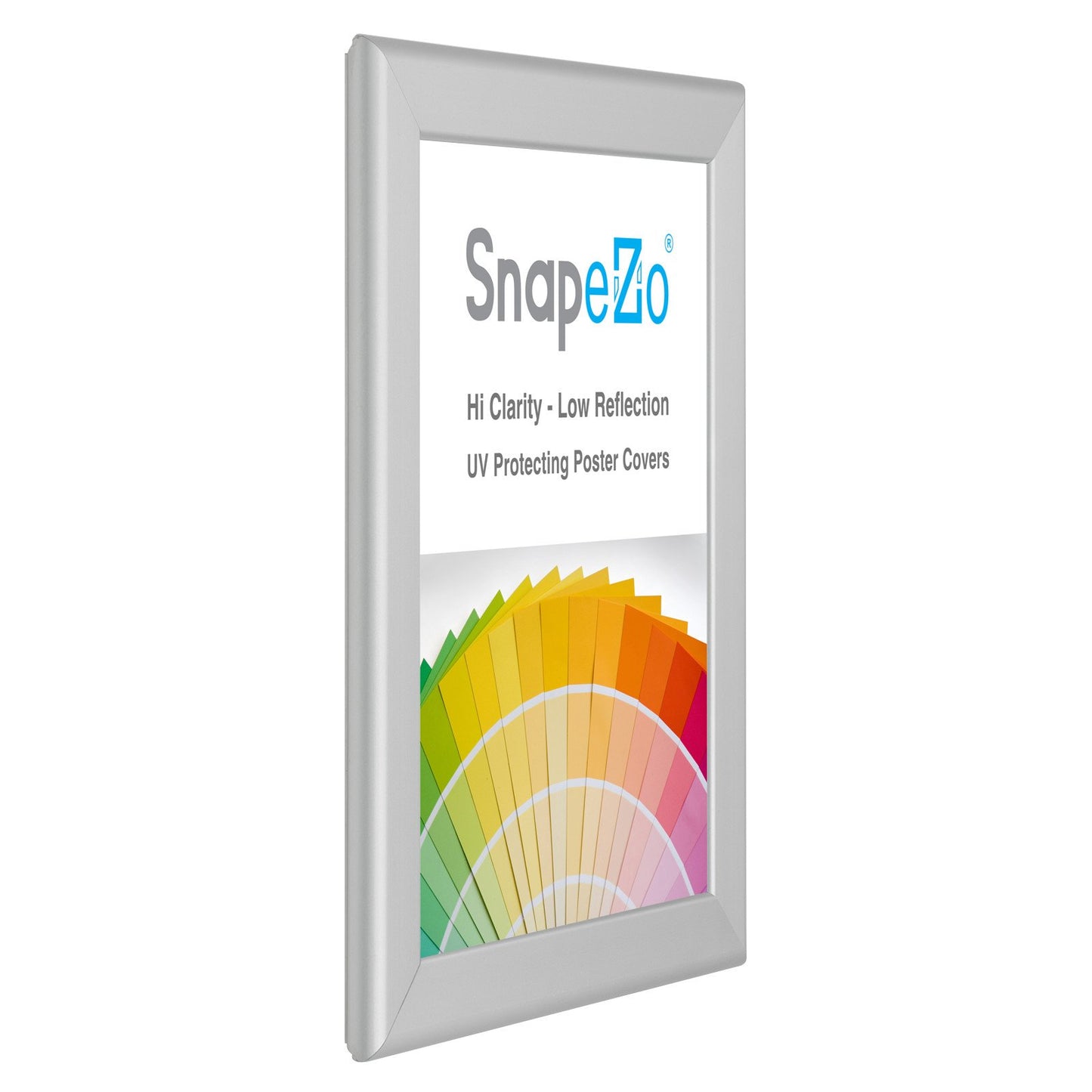 SnapeZo® 21.59 x 27.94 cm Silver Snap Frame - 32MM Profile