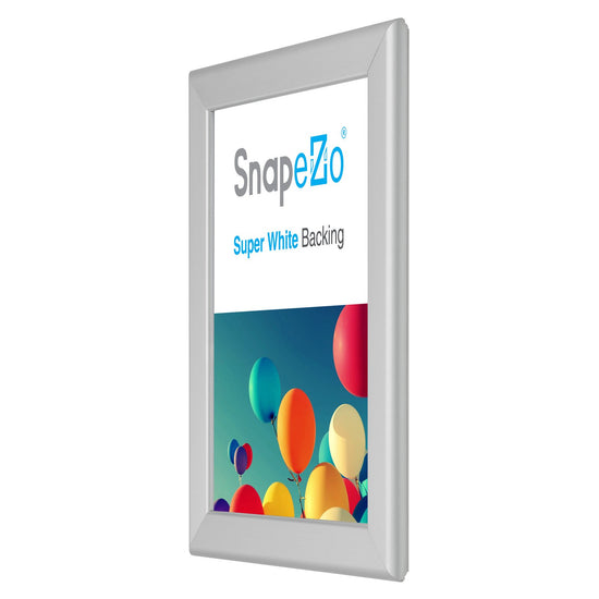 SnapeZo® Marco a presión plateado de 21,59 x 27,94 cm - Perfil de 32 mm