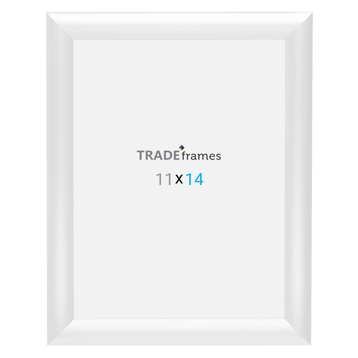 27.94 x 35.56 cm White Snap Frame - 25MM Profile