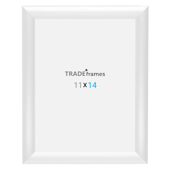 27.94 x 35.56 cm White Snap Frame - 25MM Profile