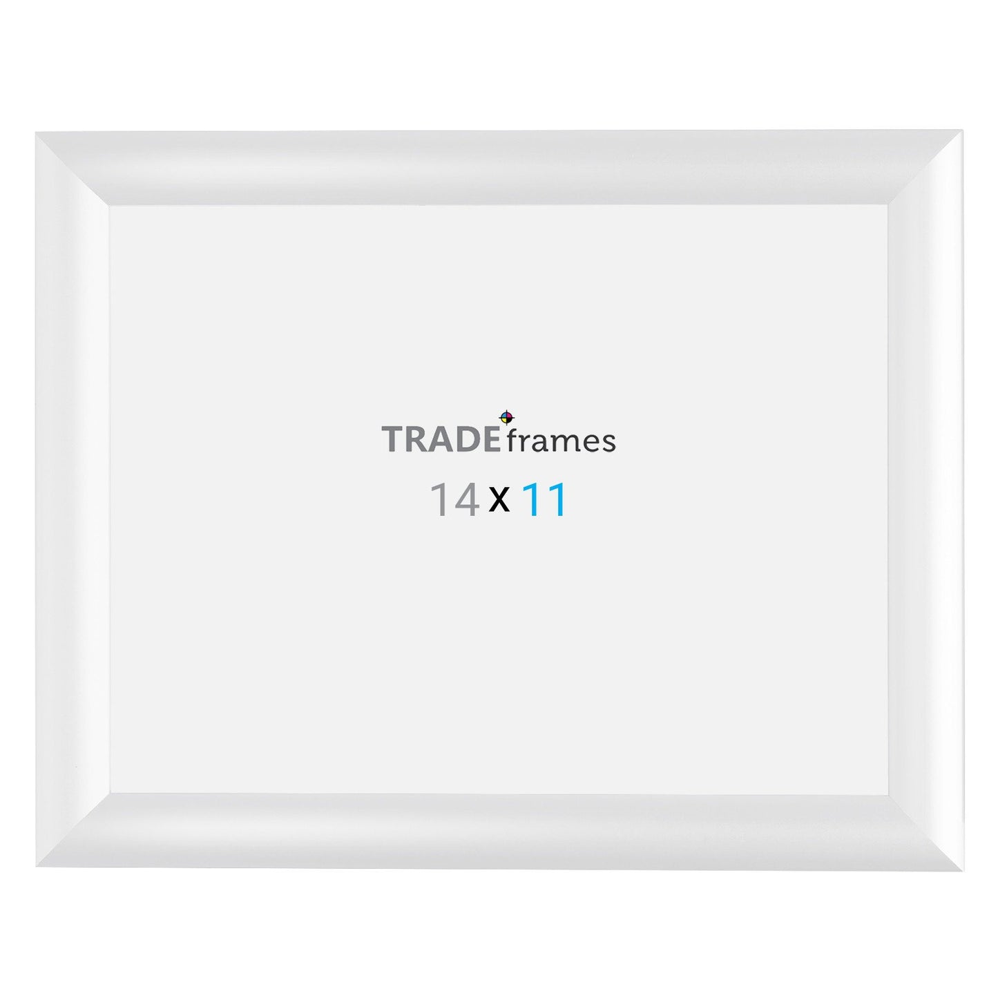 27.94 x 35.56 cm White Snap Frame - 25MM Profile