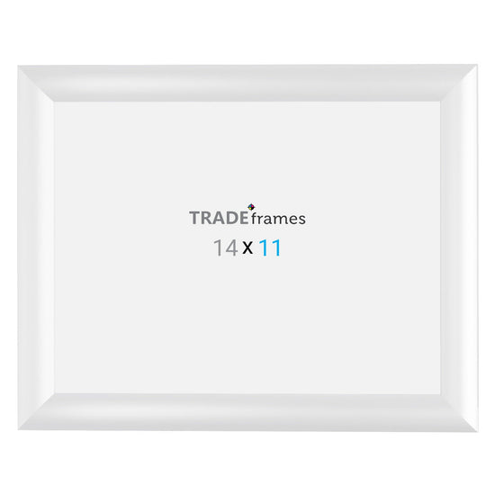 27.94 x 35.56 cm White Snap Frame - 25MM Profile