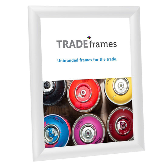 27.94 x 35.56 cm White Snap Frame - 25MM Profile