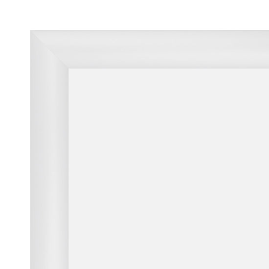 21.59 x 27.94 cm White Snap Frame - 30MM Profile