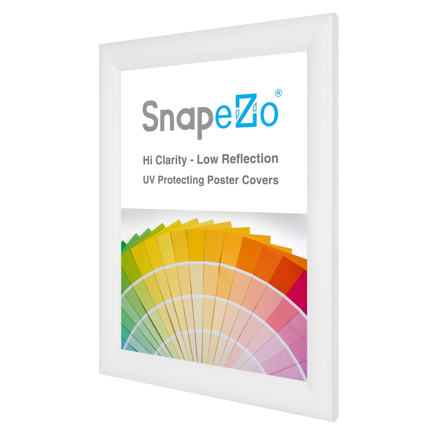 SnapeZo® A4 (29.7 x 21 cm) White Snap Frame - 30MM Profile